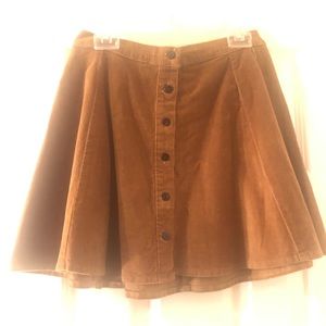Brandy Melville A line corduroy skirt